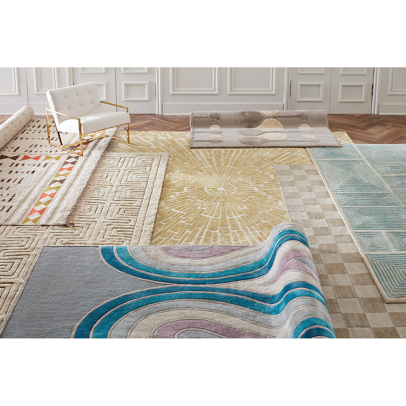 Tapis touffeté à la main Milano