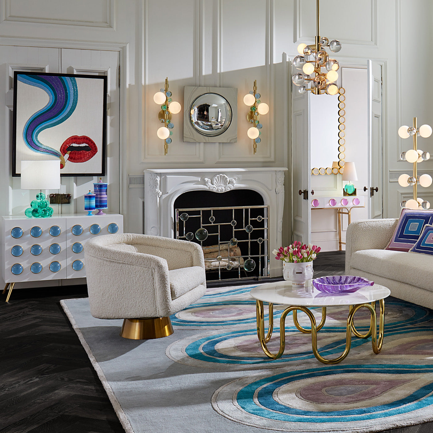Tapis touffeté à la main Milano
