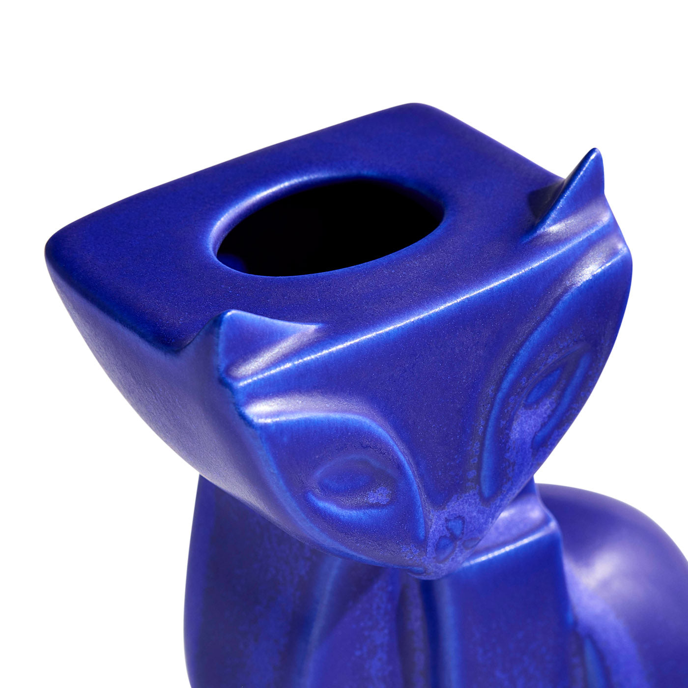 Vase Chat Cobalt
