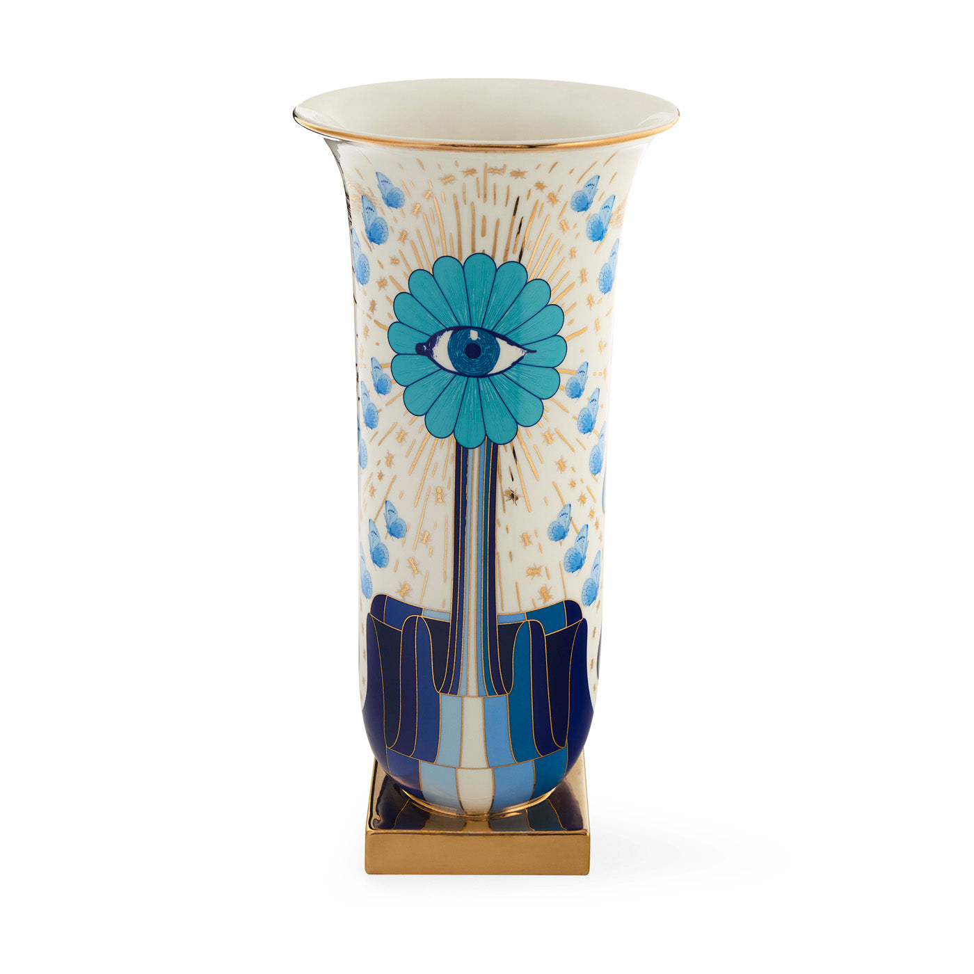 Grand vase évasé de pharmacien