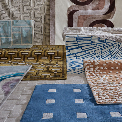 Tapis noué à la main en vapeur