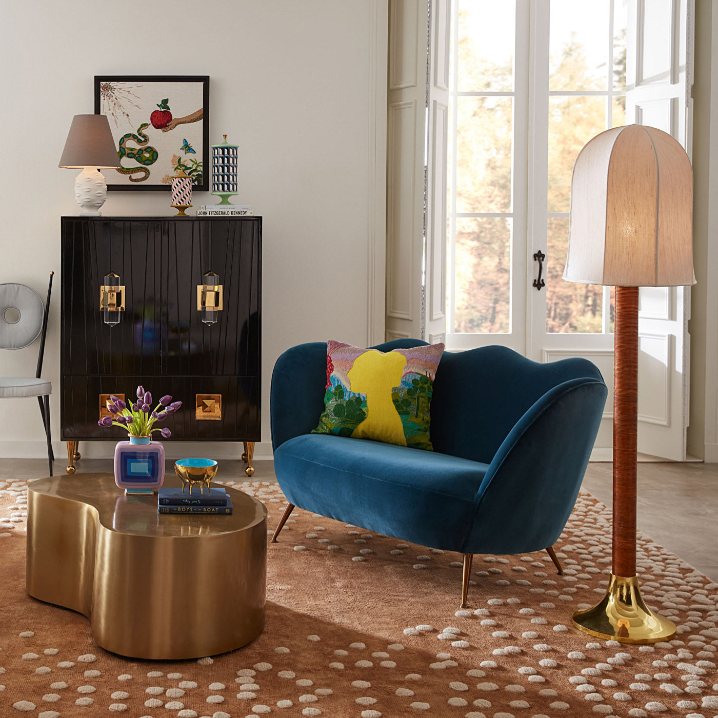 Tapis noué à la main en vapeur