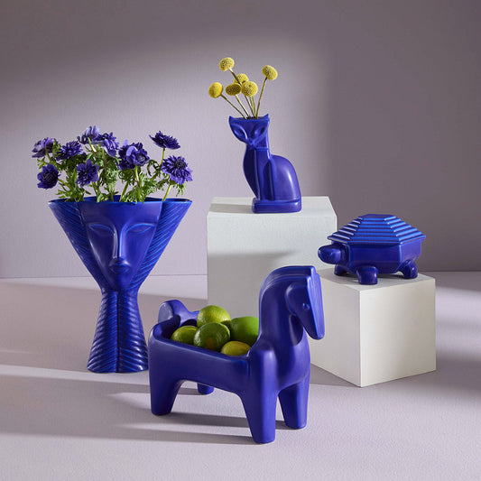 Vase Cobalt Lady