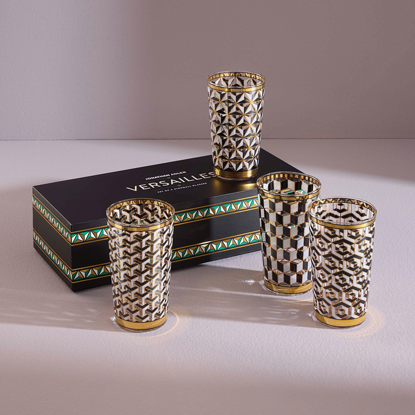 Ensemble de verres à whisky Versailles