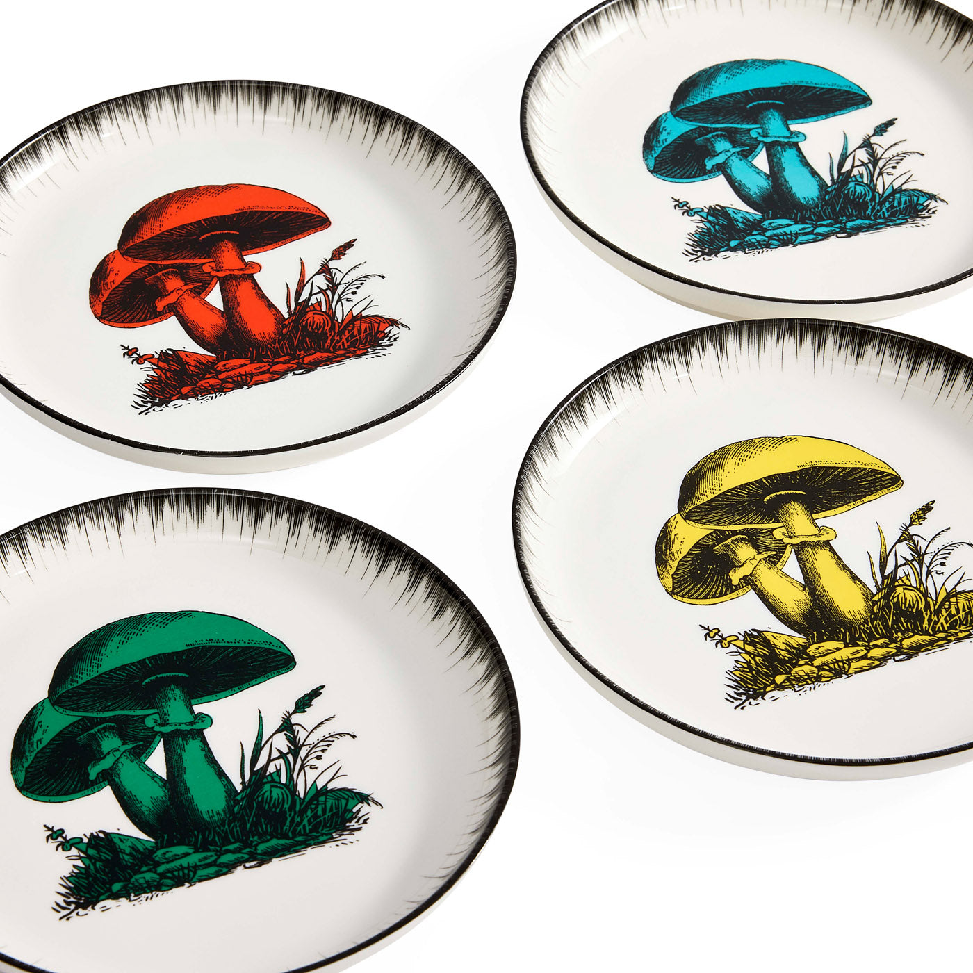 Ensemble d'assiettes à canapé Botanist