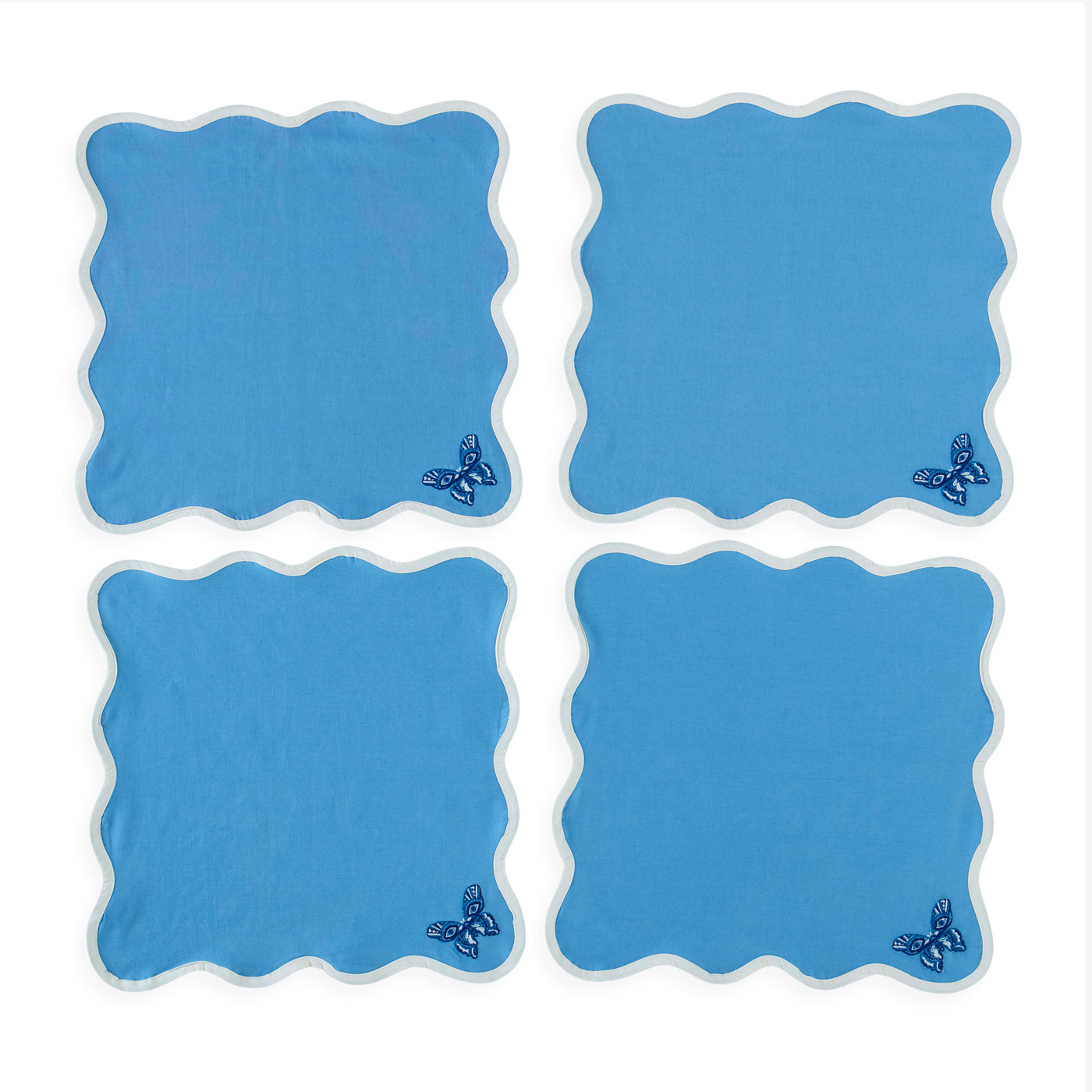 Ensemble de serviettes papillon