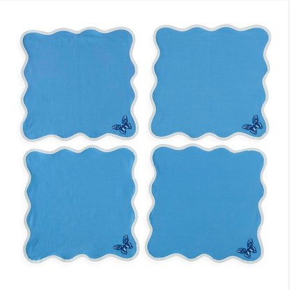 Ensemble de serviettes papillon