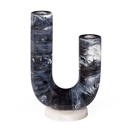 Vase à double tube Como