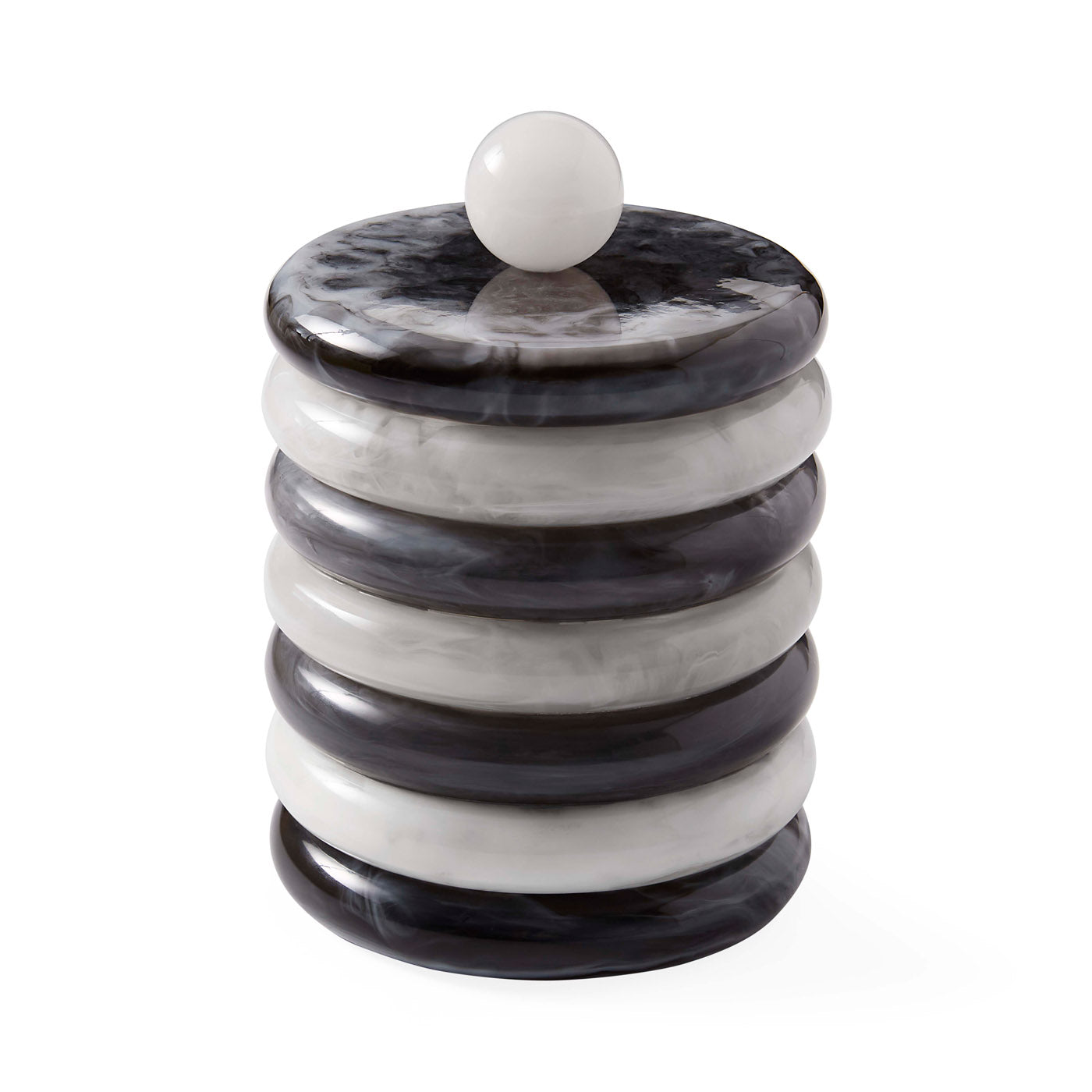 Seau à glace noir et blanc Como