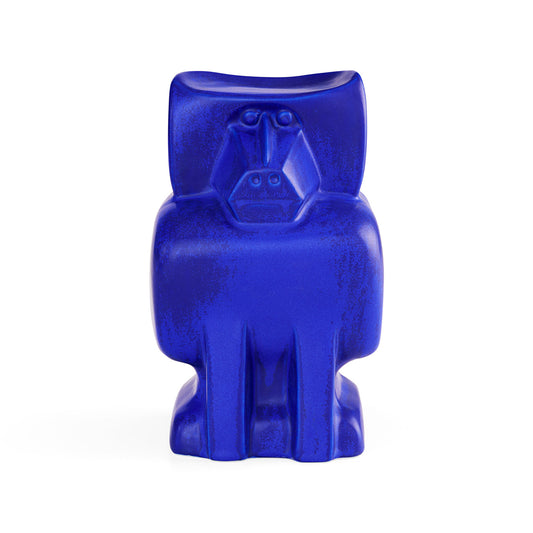 Objet de babouin cobalt