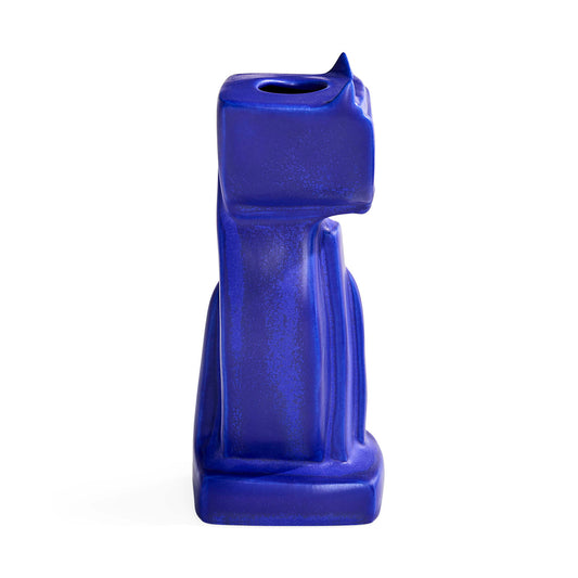 Vase Chat Cobalt