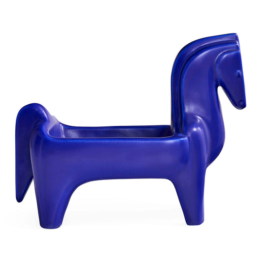 Bol à cheval en cobalt