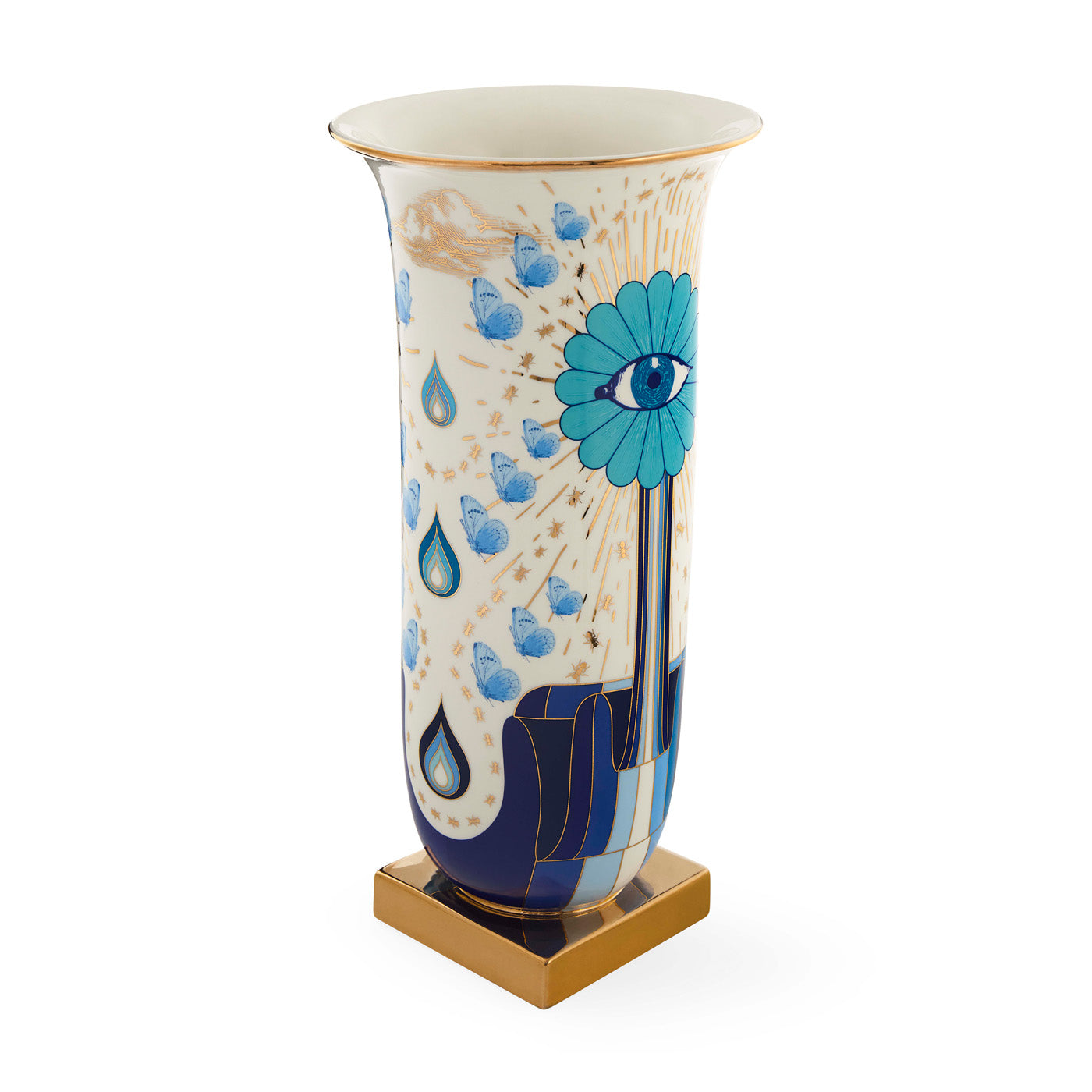 Grand vase évasé de pharmacien