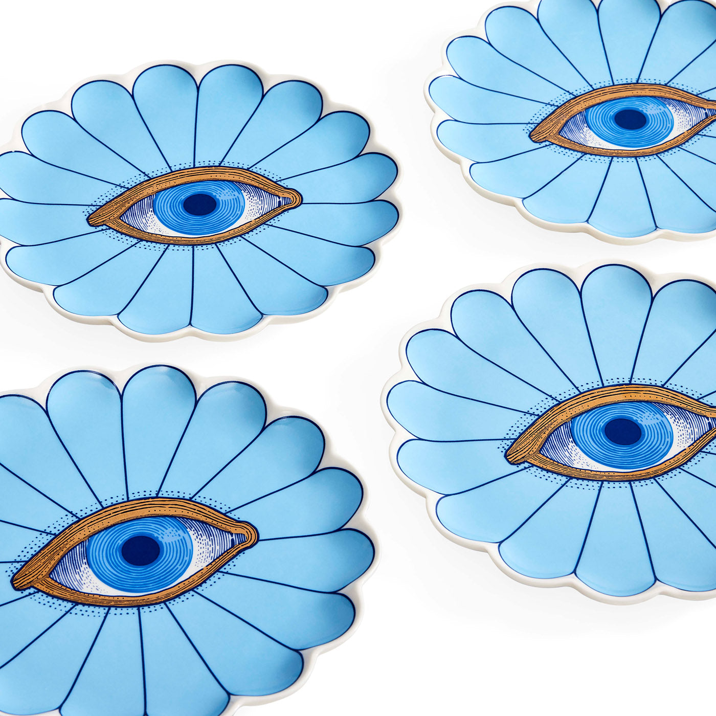 Ensemble d'assiettes Fleur Canapé