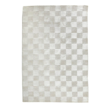 Tapis tissé à la main en damier