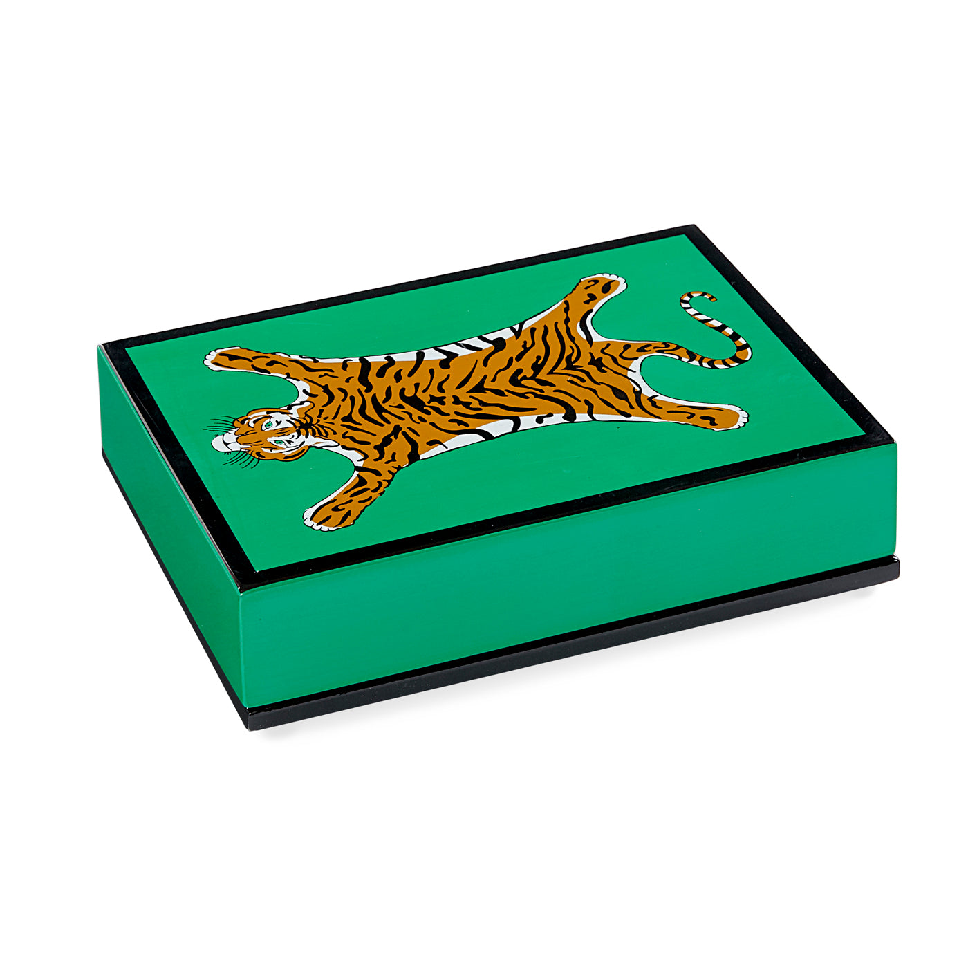 Ensemble de cartes laquées Tiger